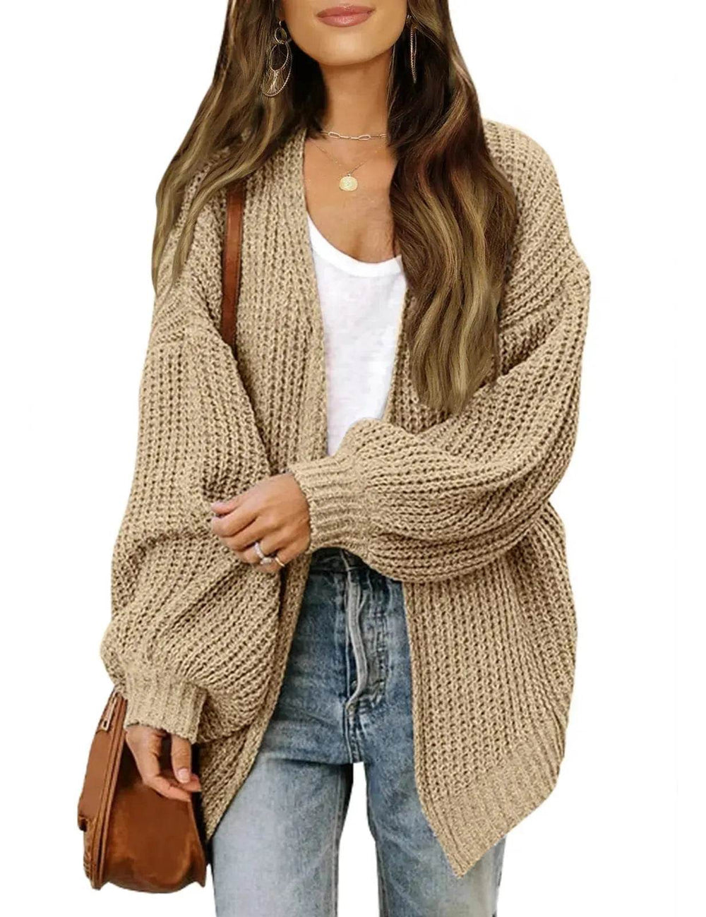 Fall fashioned jacket Knitted Cardigan sweater for women - EX-STOCK Canada