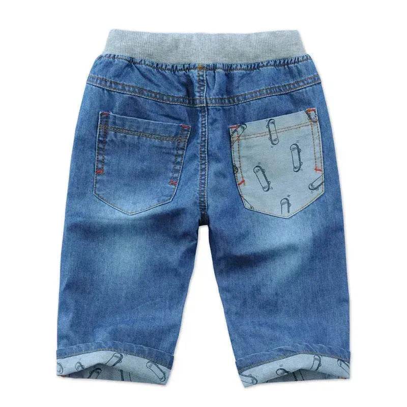 Simple And Versatile Casual Boys' Denim Capris Denim Pant Trouser for boys - EX-STOCK Canada