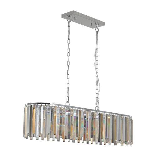 Modern Oval Crystal Chandelier Luxury Home Decor Fixtures- Bulb is not included - EX-STOCK Canada
