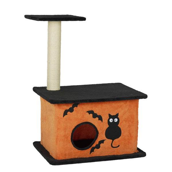 Halloween Inspired Cat Tree Tower Cat Tree For Indoor With Spacious Cat Condo - EX-STOCK Canada