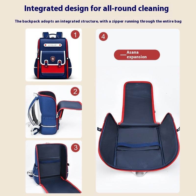 British Style School Bag Ergonomic Spine Supportive Backpack - EX-STOCK Canada