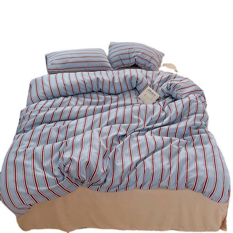 Korean Ins Modern Minimalist Duvet Cover Three Or Four Piece Suit EX-STOCK Canada