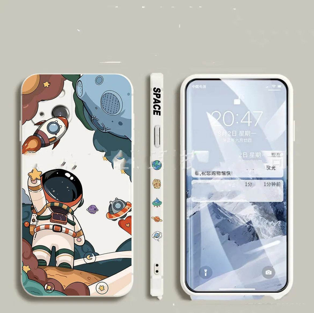 Rocket Astronaut Side Phone Case - EX-STOCK Canada