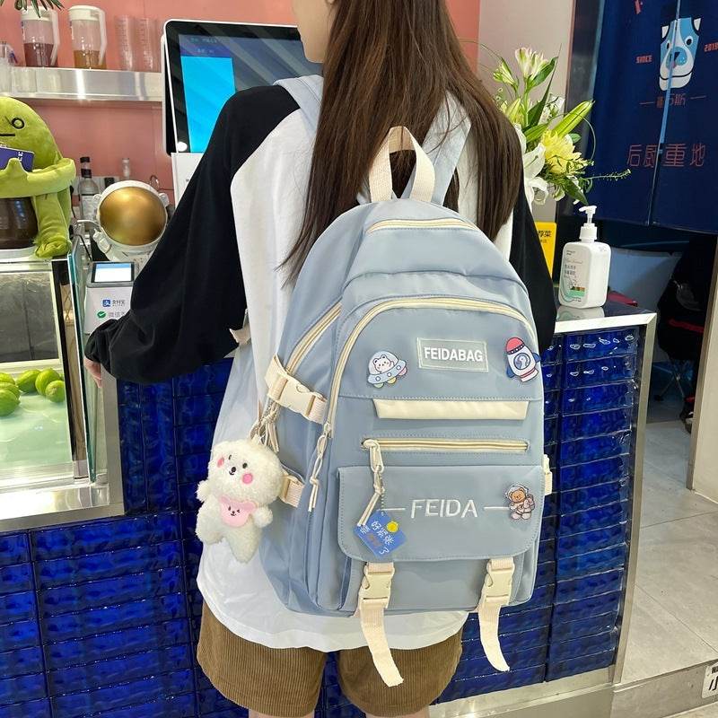 Large Capacity College High School Girls School Bag - EX-STOCK Canada