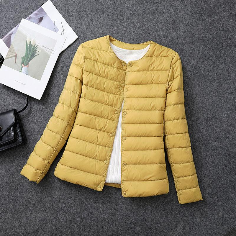 Women's Lightweight Short Inner-wear Round-neck Thermal Jacket - EX-STOCK Canada
