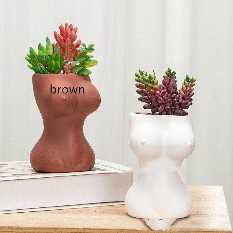 Flower Pots Decorative Ornaments Ceramic Crafts flower vase - EX-STOCK Canada