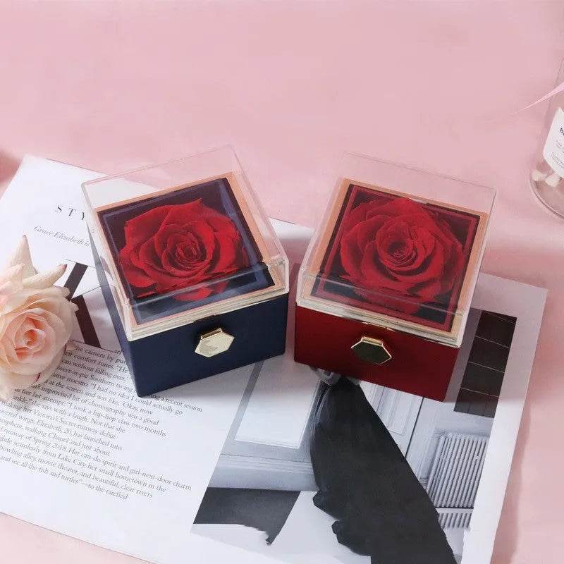 Acrylic Ring Box Valentine's Day Proposal Confession - EX-STOCK Canada