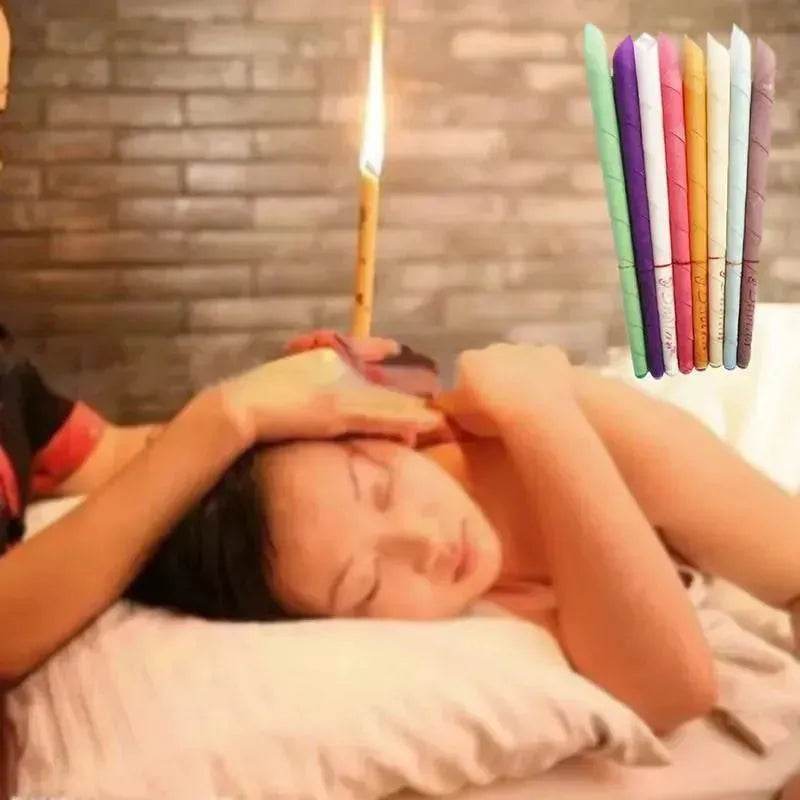 Ear candle sticks scented ear candles beeswax aroma ear therapy - EX-STOCK Canada