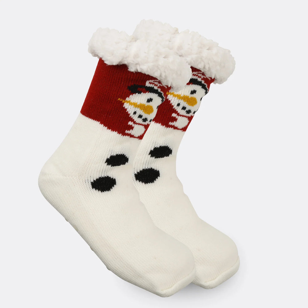 Christmas Women's Thickened Fleece-lined Room Socks EX-STOCK Canada