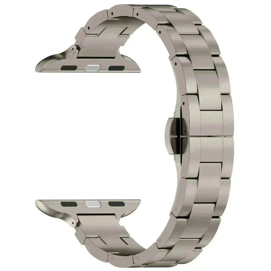 Brans de montre en métal remplaçable adaptés à la montre intelligente Apple