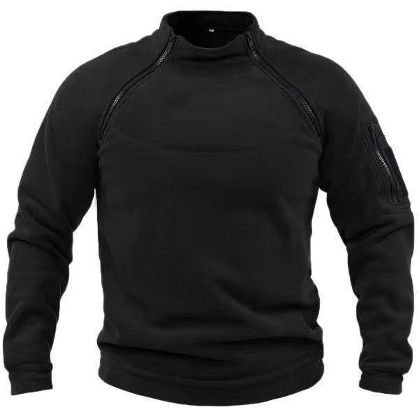 Stand Collar Men's Sweater Warm And Loose Solid Color Clothing EX-STOCK Canada