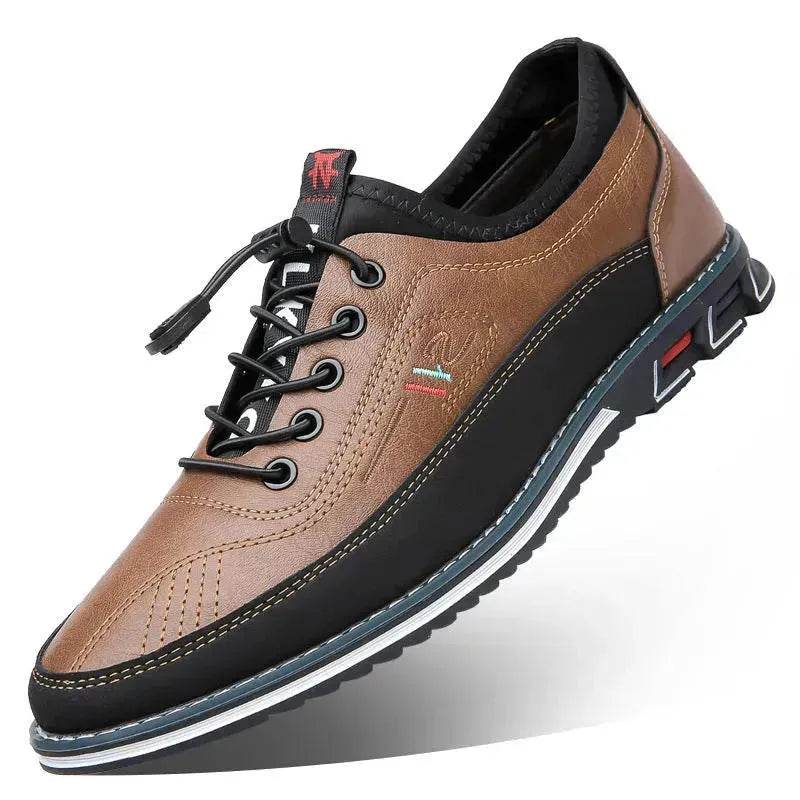 Genuine Leather Sports Comfortable And Non-slip Waterproof Leather Formal Shoes for Men - EX-STOCK Canada