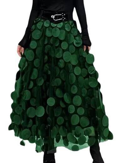 Women's Retro fashion Line Midi Maxi Prairie Skirt - EX-STOCK Canada