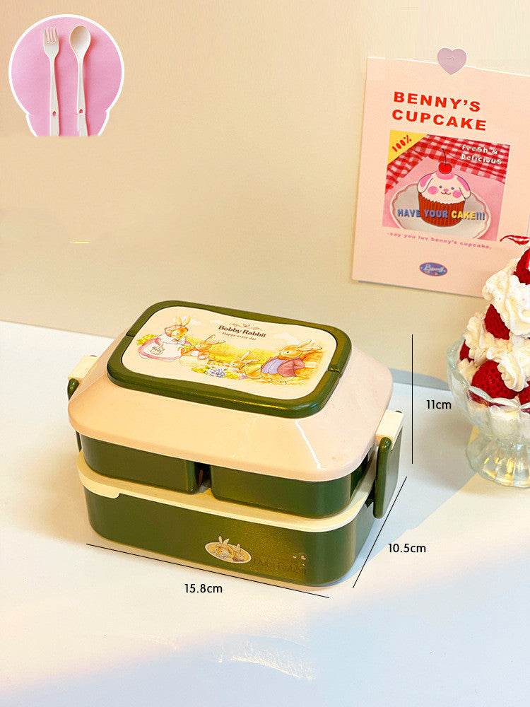 Cute Cartoon Multi-tiered Kids Bento Lunch Box - EX-STOCK Canada