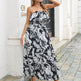 Women's Spring And Summer Casual Tube Top Floral maxi Dress beach travel resort dress - EX-STOCK Canada