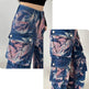 New Tie-dye Baggy CargoTrousers With Pockets Y2K Fashion High Waist Loose Wide Leg Pants Spring And Autumn - EX-STOCK Canada