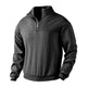 Casual Autumn Winter Half Zip Stand Collar Pullover Sweater top Men - EX-STOCK Canada