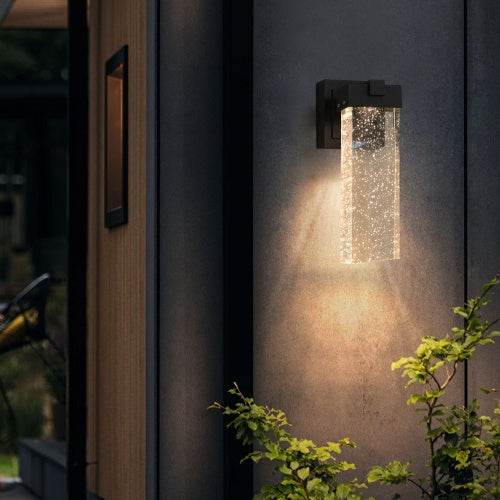 Outdoor Waterproof Transparent LED Crystal Wall Light Supports Many Types Of Bulb-2 Packs With Light Sensitivity - EX-STOCK Canada