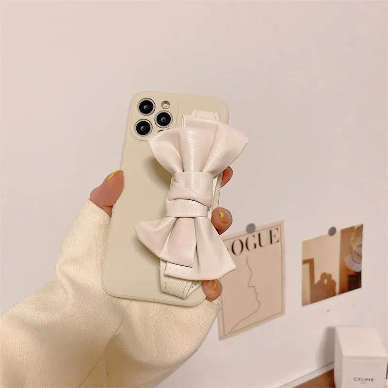 Ladies Bowtie iphone case TPU Protective Phone case for Apple Phones - EX-STOCK Canada