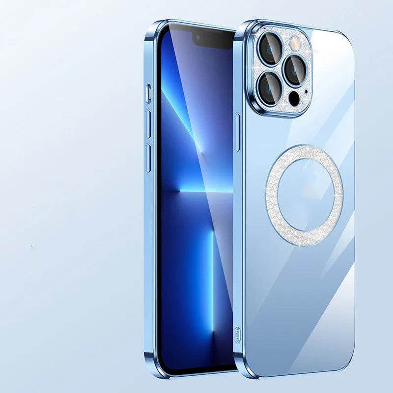 Electroplated TPU Transparent Apple Mobile phone Case - EX-STOCK Canada