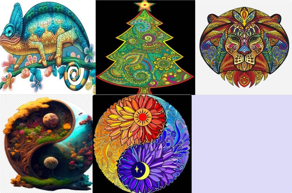 Each Piece Is Animal Shaped Christmas Gift Colorful Elephant Turtle Wooden Jigsaw Puzzles - EX-STOCK Canada