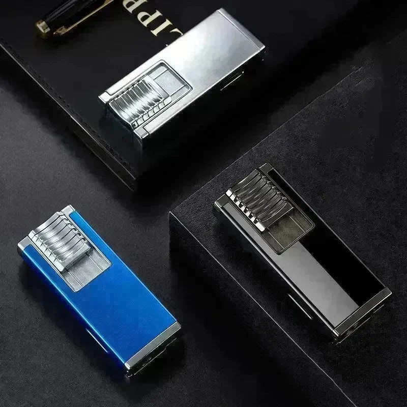 Double High Firepower Blue Flame Torch Lighter With Hidden Cigar Cutter - EX-STOCK CANADA