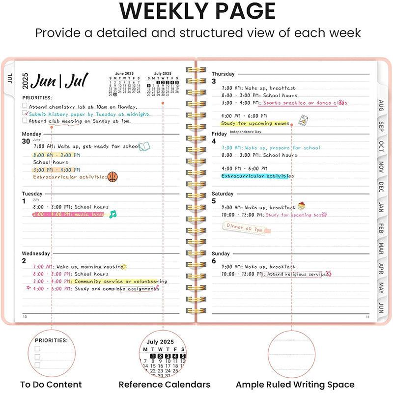 A5 Planner 2026 Coil Notebook