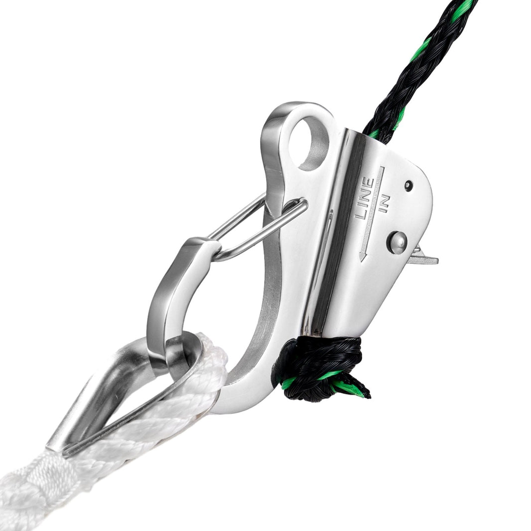 Boat Anchor Hook, 304 Stainless Steel Slide Anchor, Knotless Anchor System With Quick Release, Boat Anchor Hook Clips For EX-STOCK