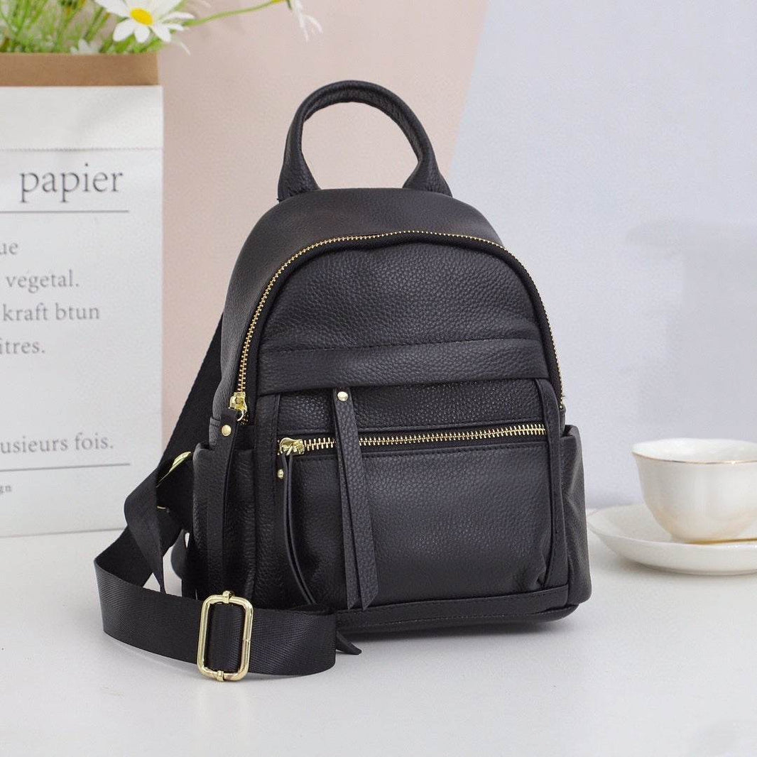 Fashion All-matching Leather Travel Bag Large-capacity Backpack - EX-STOCK Canada