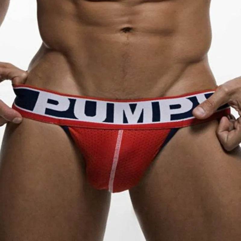 PUMPI Mesh Thong Panties underwear Porn Pant men Low Waist - EX-STOCK Canada