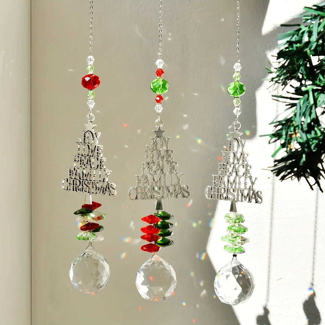 Weihnachts-Sonnenfänger Kristall Weihnachtsbaum AnhängerEX-STOCK Canada
