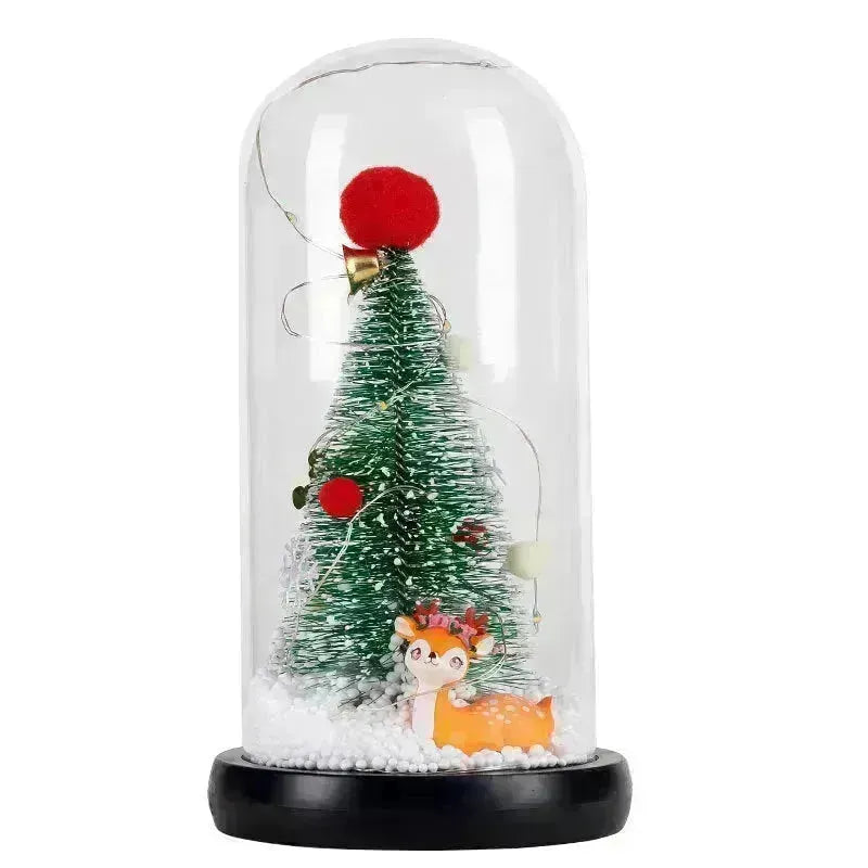 Cadeaux de Noël créatifs décorations de fenêtres en cèdre