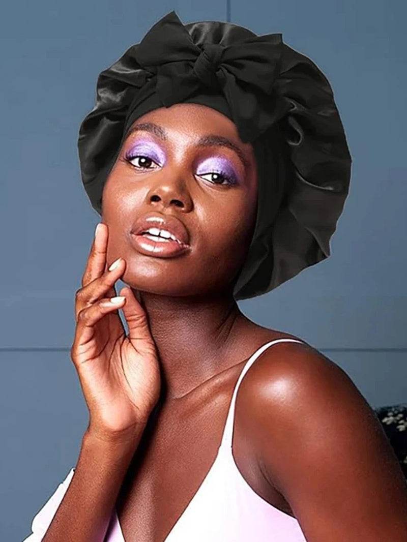 Silk Hair Bonnet For Sleeping Satin bonnet for curly hair - EX-STOCK Canada