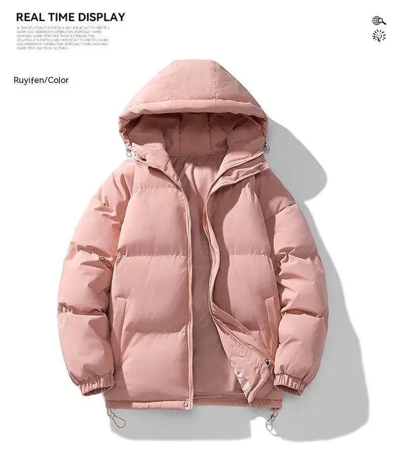 Men's Hoodie Padded Coat Thickened Cotton-padded Clothes Loose Casual Cotton-padded Jacket - EX-STOCK Canada