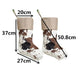 20-inch Plush Christmas Stockings Cows Pattern Gift Bag - EX-STOCK Canada