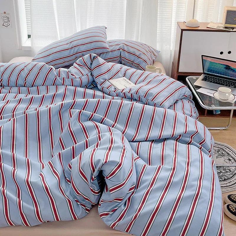 Korean Ins Modern Minimalist Duvet Cover Three Or Four Piece Suit EX-STOCK Canada