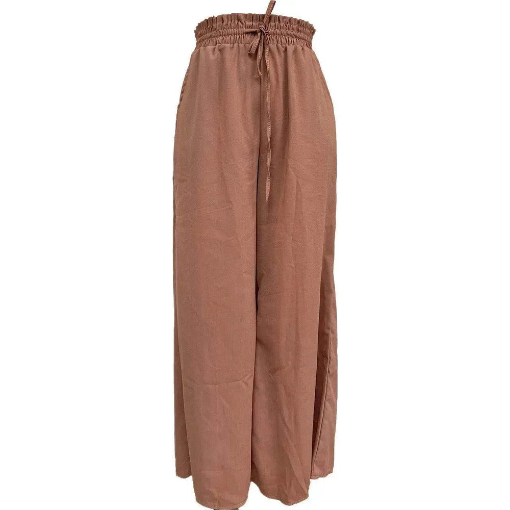 Elastic Waist Fashion Casual Wide-leg Pants For Women - EX-STOCK Canada