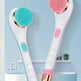 Electric Bath Brush Silicone Back Scrubber USB Rechargeable 2 Speeds Rotating Shower Brush Spa Waterproof Body Cleaning Brush - EX-STOCK Canada
