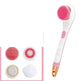 Electric Bath Brush Silicone Back Scrubber USB Rechargeable 2 Speeds Rotating Shower Brush Spa Waterproof Body Cleaning Brush - EX-STOCK Canada