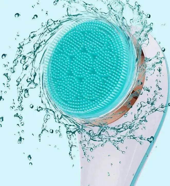 Electric Bath Brush Silicone Back Scrubber USB Rechargeable 2 Speeds Rotating Shower Brush Spa Waterproof Body Cleaning Brush - EX-STOCK Canada