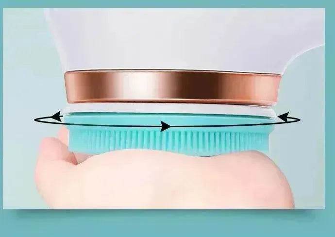 Electric Bath Brush Silicone Back Scrubber USB Rechargeable 2 Speeds Rotating Shower Brush Spa Waterproof Body Cleaning Brush - EX-STOCK Canada