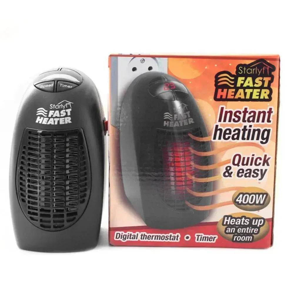 Electric heater 360 rotating plug mini heater small appliances - EX-STOCK Canada