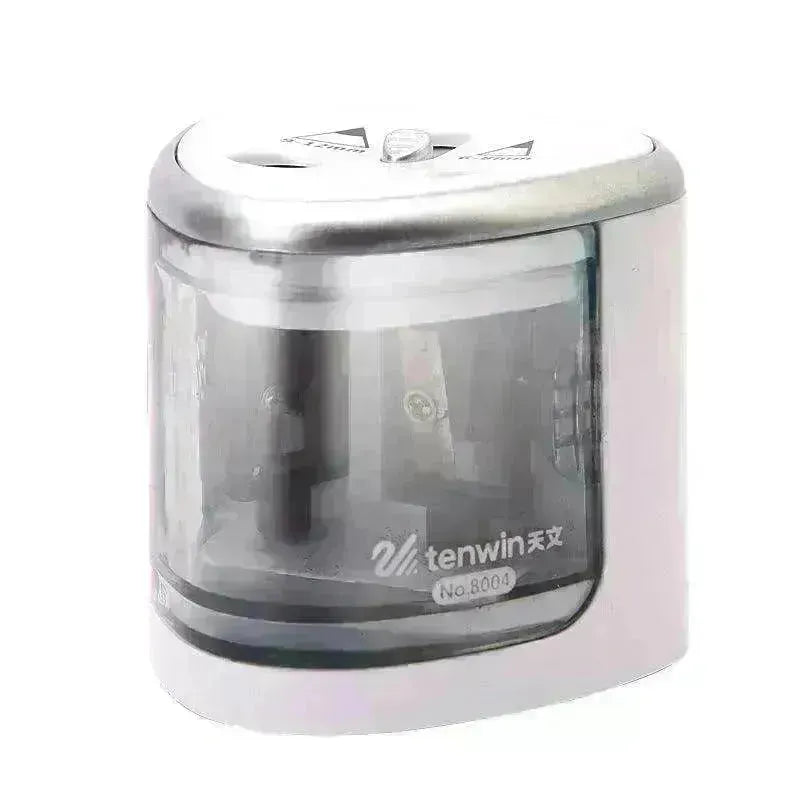 Electric pencil sharpener: child-safe, learning stationery for primary school. - EX-STOCK CANADA