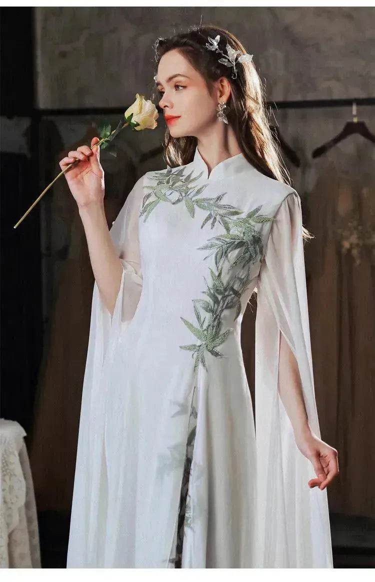 Elegant Luxurious Dinner Party Embroidered Dress for Classy Arab Dubai Turkey Women - EX-STOCK Canada