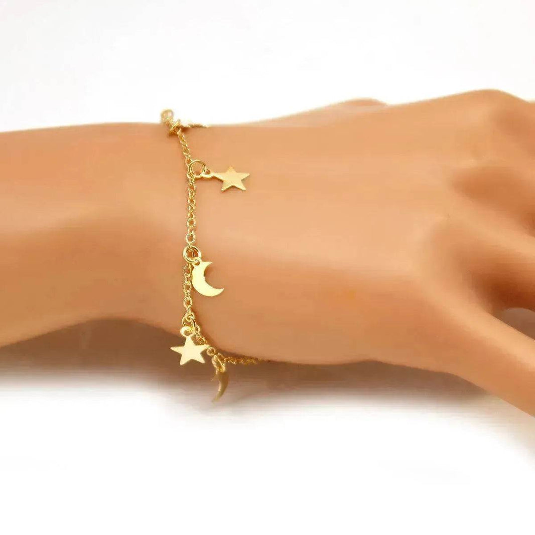 European And American Fashion Star Moon Combination Bracelet - EX-STOCK Canada