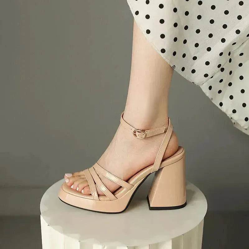 European And American Style Roman High Heels Fashion Women's Shoes - EX-STOCK Canada
