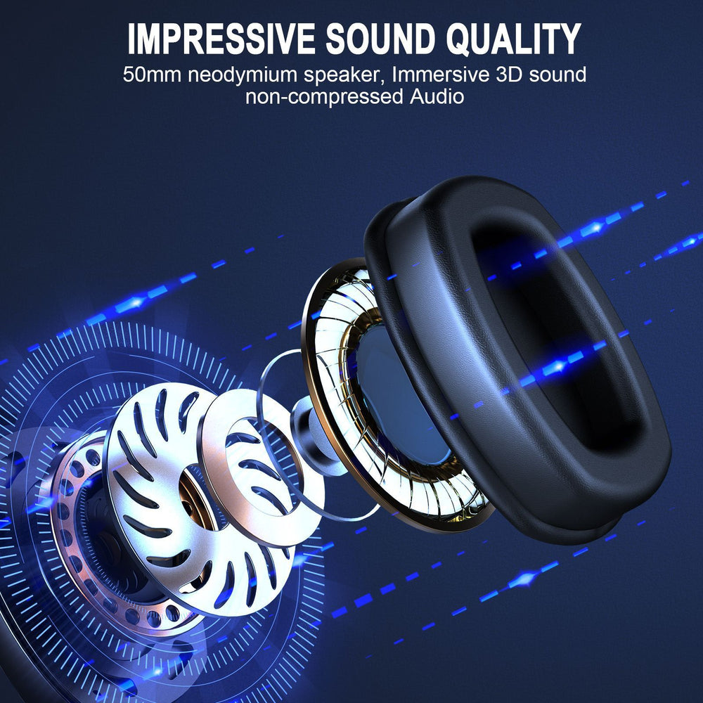 Cross-Border Over-Ear Bluetooth Headphones With Wireless Microphone 2.4G Dual-Mode, For E-Sports, Gaming PCs & PS5 EX-STOCK Canada