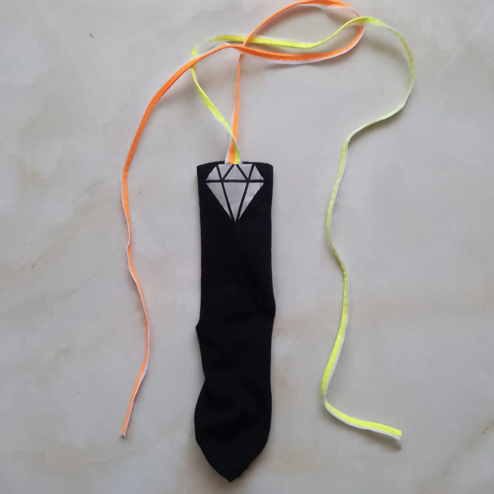 Christmas Reflective Luminous Dance Strap Women's Socks EX-STOCK Canada