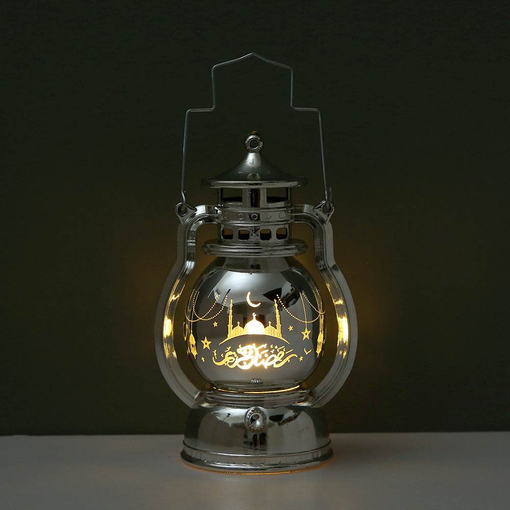 Ramadan Eid Mubarak Lantern Led Lights Party Decor Kids Gifts Middle East laser carved lantern - EX-STOCK Canada