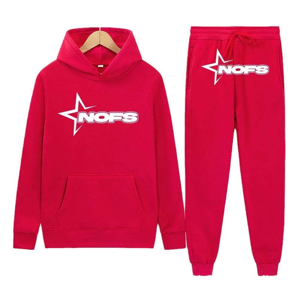 2 pcs Gothic Punk Rock Streetwear Hoodie Outfit set Unisex - EX-STOCK Canada